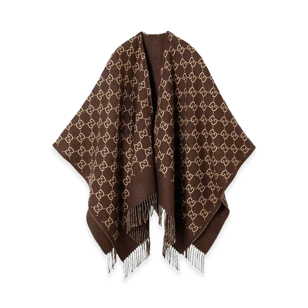 GUCCI Women's Coats "Brown/Beige"