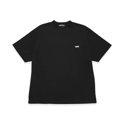 GOD SELECTION XXX Mini Box Logo Mock Neck Tee GX-S26-CS-09 "Black"