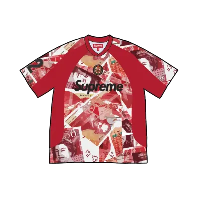 Supreme Pounds Soccer Jersey "Red"
