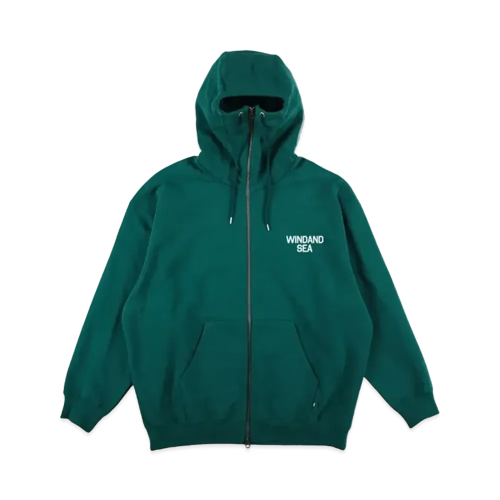 WIND AND SEA Balaclava Zip Parka "Green"