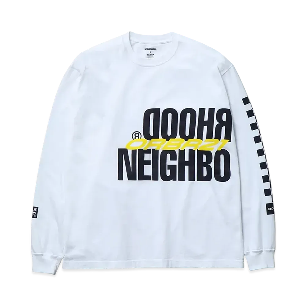 NEIGHBORHOOD x Oracle Red Bull Racing x HONDA LS Tee "White"