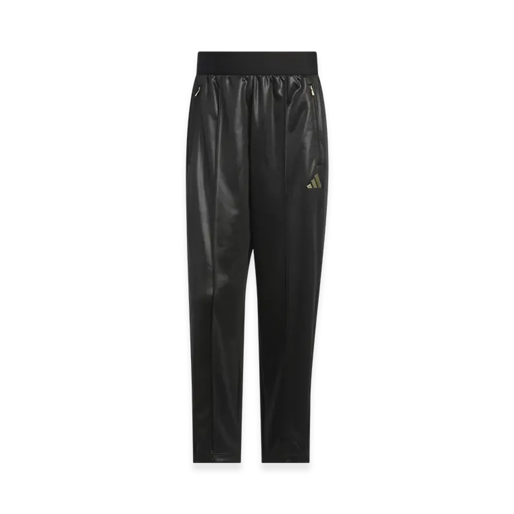 adidas Staygold Loose Fit Full Length Open Hem Track Pants "Black/Gold Metallic"
