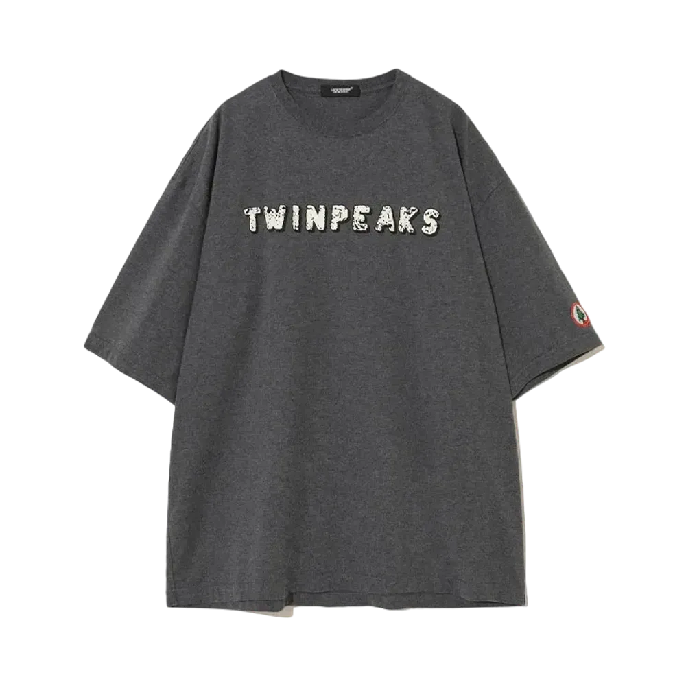 UNDERCOVER Twin Peaks Cotton Wide T-Shirt "Charcoal"