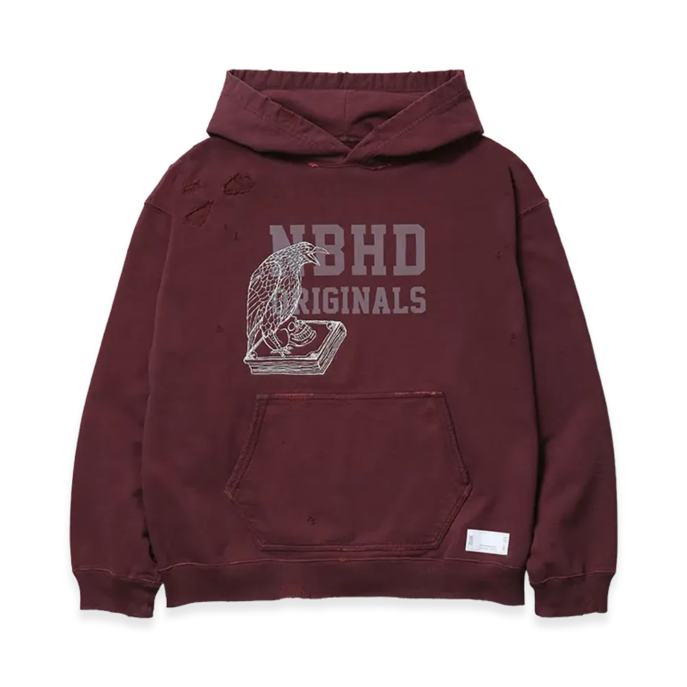 NEIGHBORHOOD Savage Sweat Hoodie LS "Burgundy"