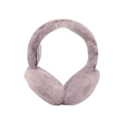 UGG Sheepskin Embroidery Earmuff "Pink"