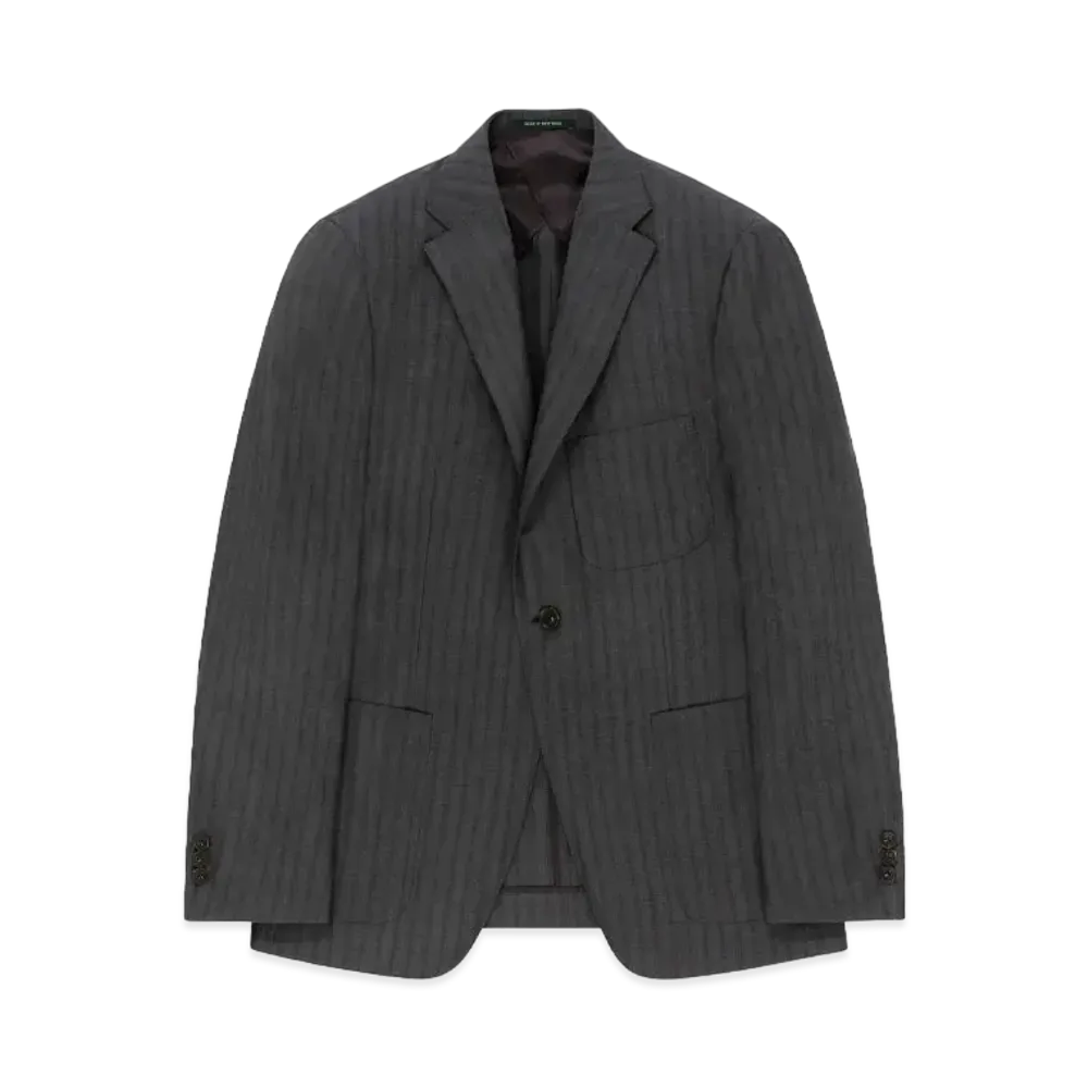 Aime Leon Dore Stripe Sport Coat "Dark Gray"