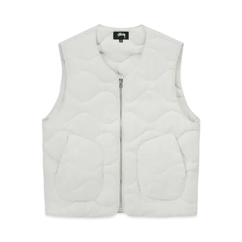 Stussy RECYCLED NYLON LINER VEST "Bone"