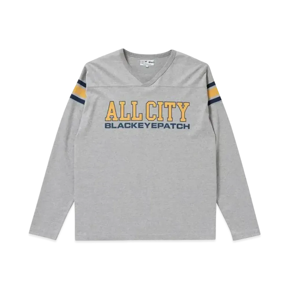 BlackEyePatch All City Football Heavy-Weight Tee "H.Gray"