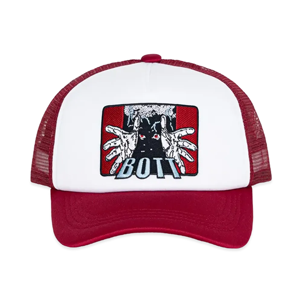 BoTT The Hands Mesh-Back Trucker Cap "Red"