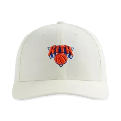 Kith x New Era x the New York Knicks 59FIFTY Low Profile Fitted "Sandrift"