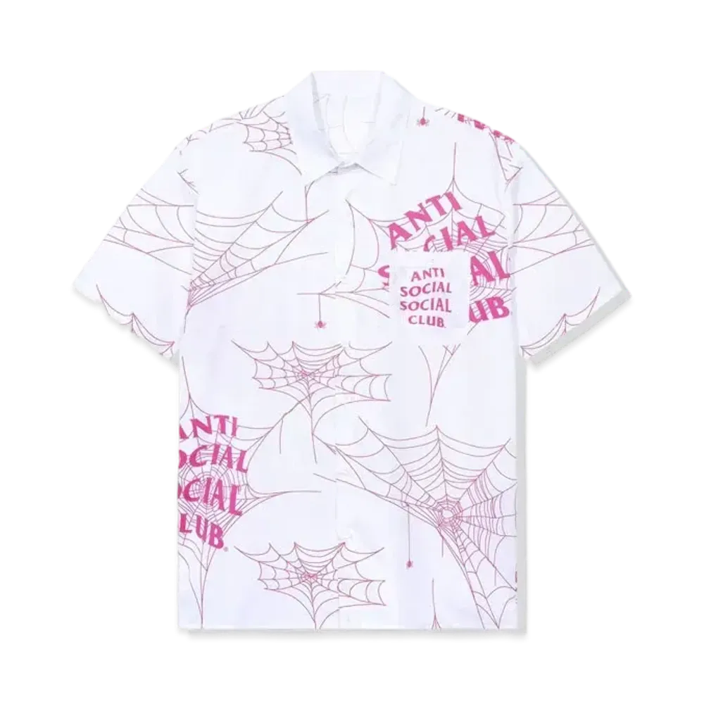 ANTI SOCIAL SOCIAL CLUB FA22 Crawling In The Dark White Button up "White"