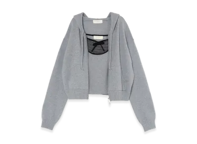 ANDMARY Women's Jenny Hoodie Set Tops "Gray"