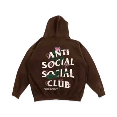ANTI SOCIAL SOCIAL CLUB x Sad Boys Season2 Fin De Semana Hoodie "Brown"