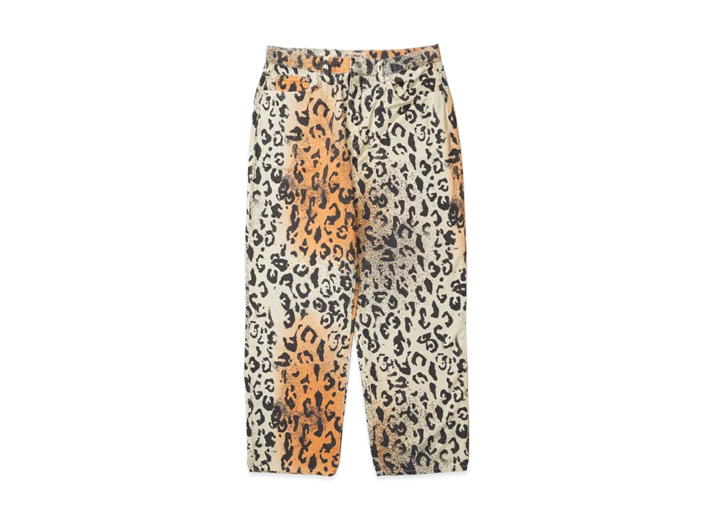 Stussy Stencil Canvas Big OL' Jean "Leopard"