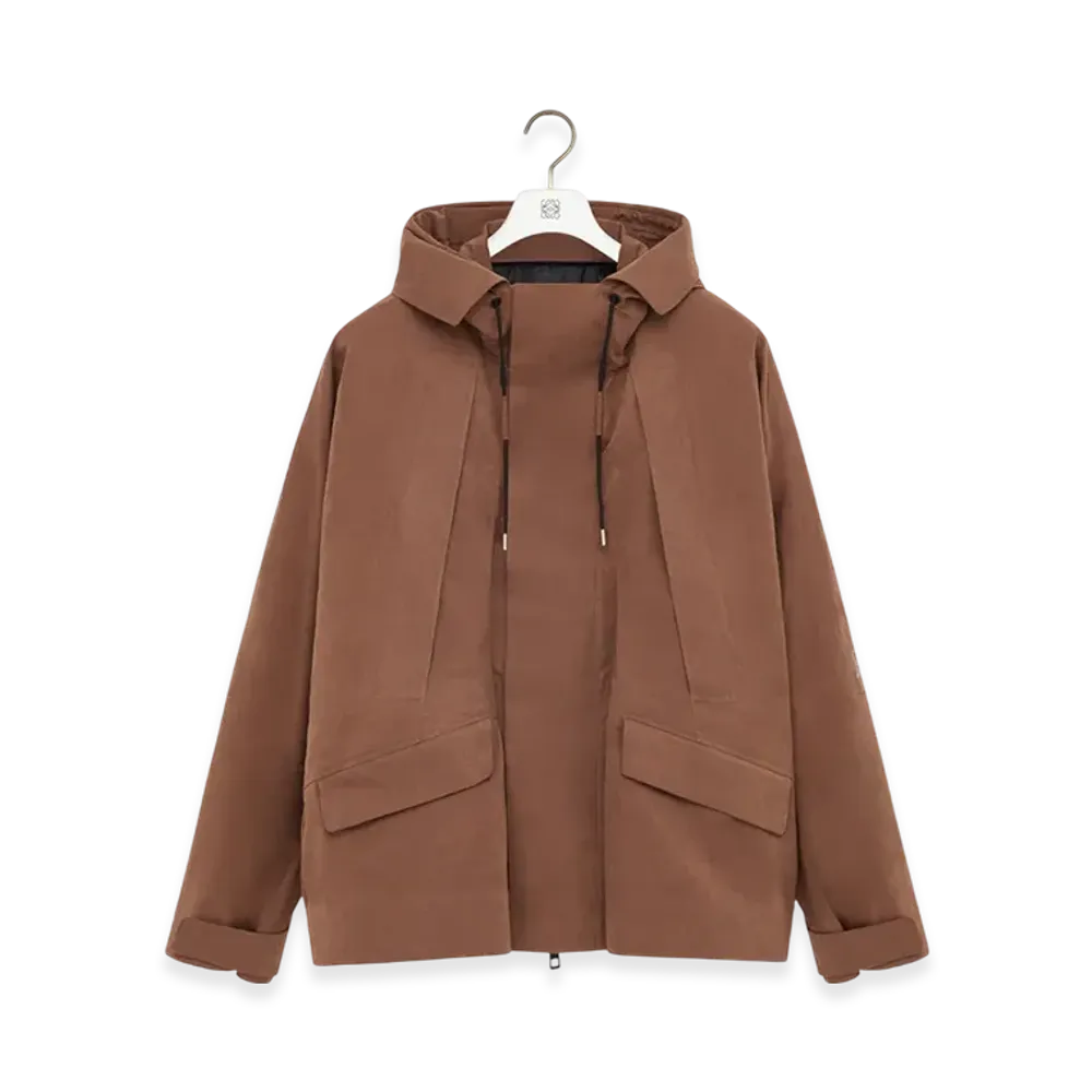 LOEWE x On Short Parka (Technical Cotton) "Toffee"