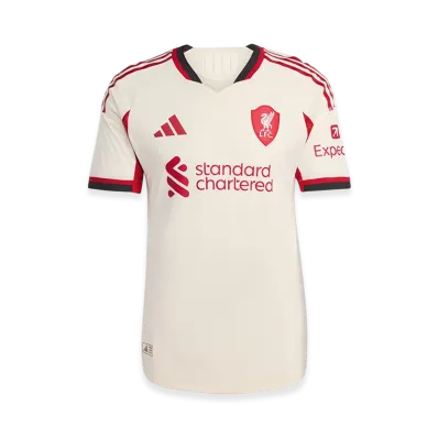 adidas Liverpool FC 25/26 Away Authentic Uniform "Wonder White"