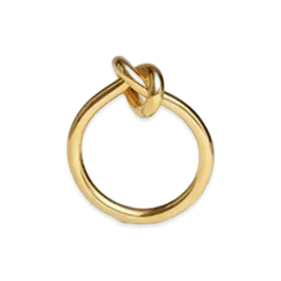 CELINE Knot Ring In Brass with Gold Finish "Gold"