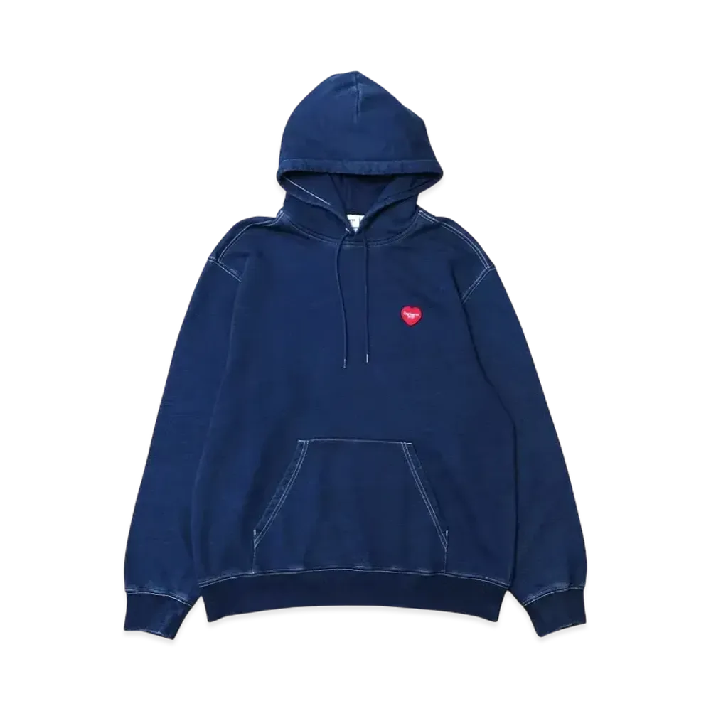 Carhartt WIP Hooded Ingo Sweat "Dark Blue(Garment Dyed)"