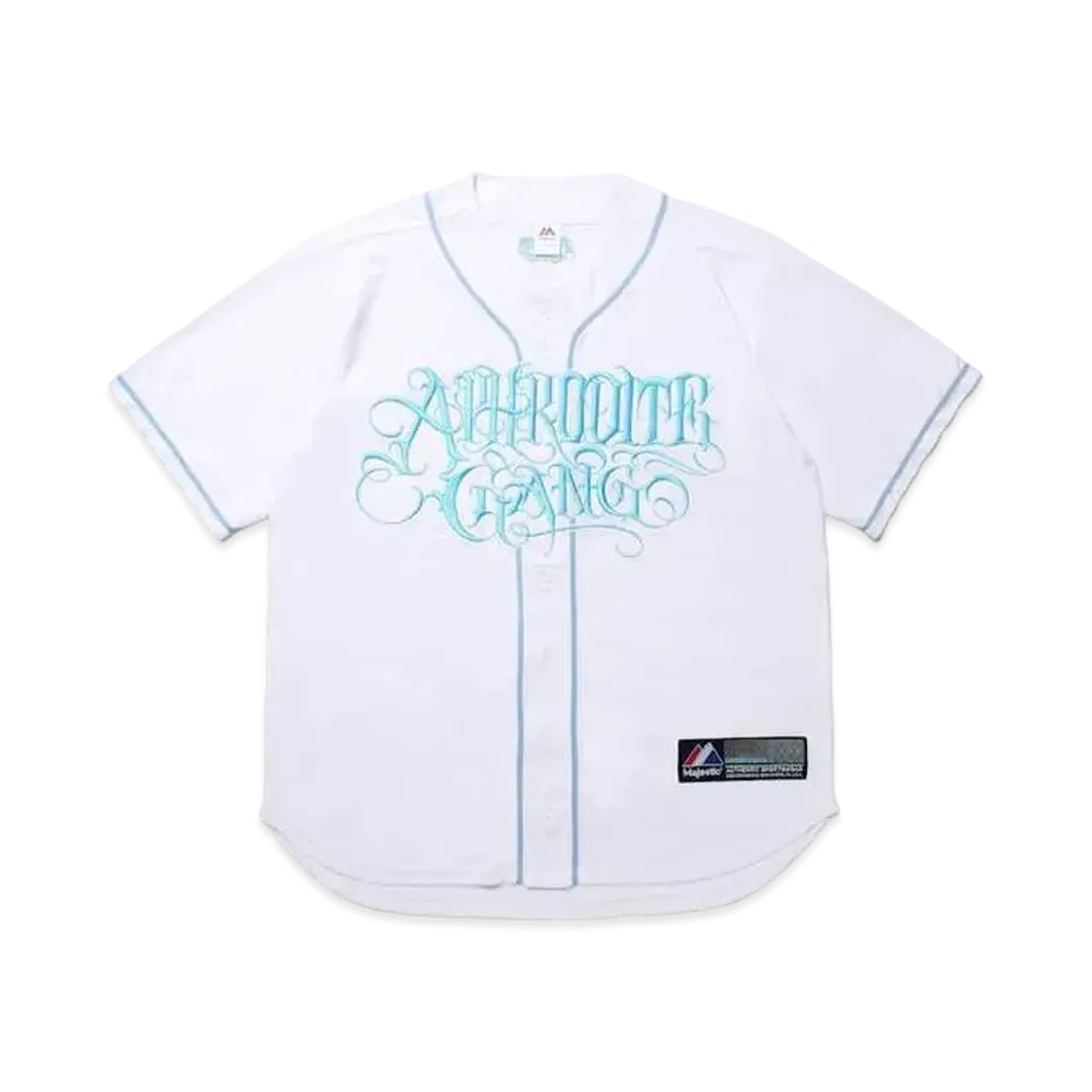 APHRODITEGANG Classic Logo Baseball Shirt "White"