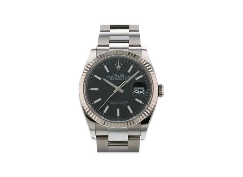 ROLEX Date-Just 36 Black Dial 126234