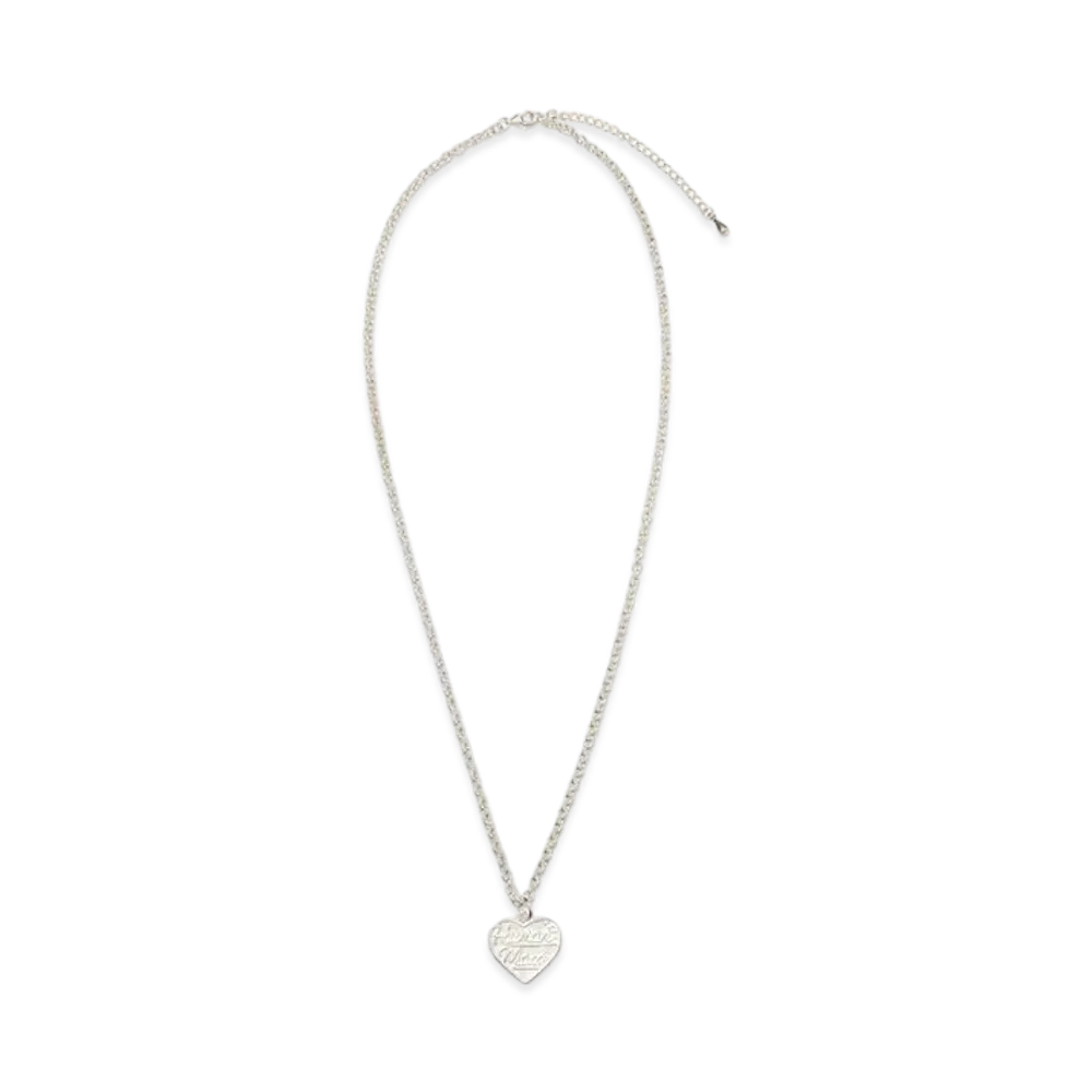 HUMAN MADE Heart Silver Necklace "Silver"