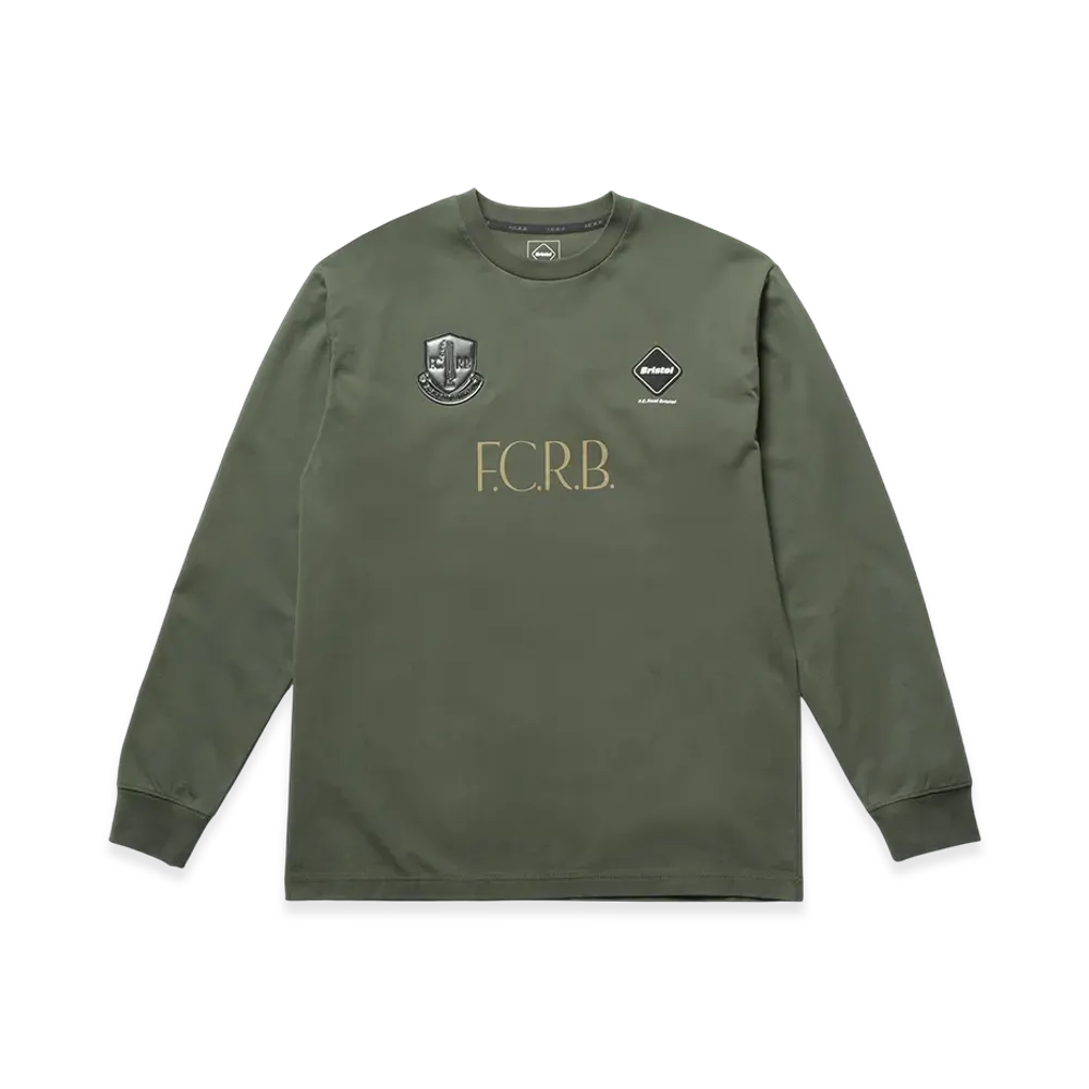 F.C.Real Bristol Lettered L/S Tee "Green"