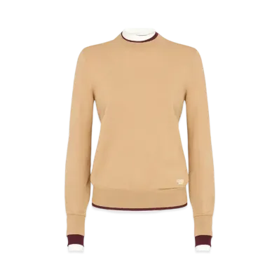 FENDI Women's Cashmere Sweater "Beige"