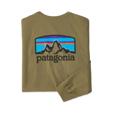 patagonia Men's LongSleeve Fitzroy Horizon Responsibility "Moray Khaki"