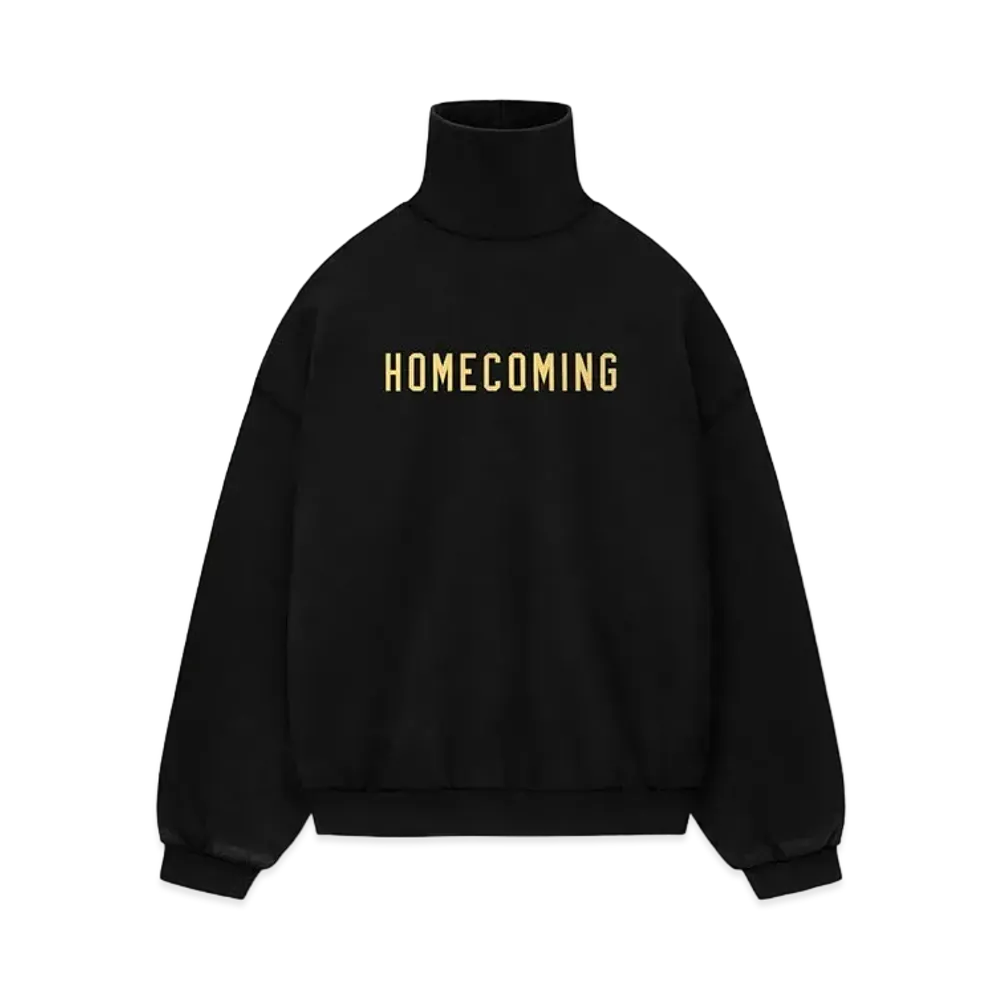 FEAR OF GOD Essentials Heavy Fleece Turtleneck "Black"