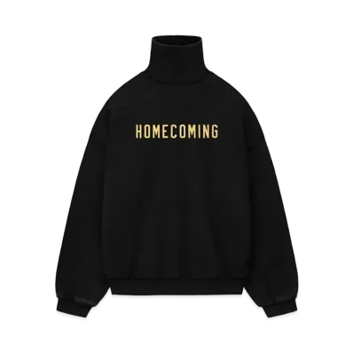 FEAR OF GOD Essentials Heavy Fleece Turtleneck "Black"