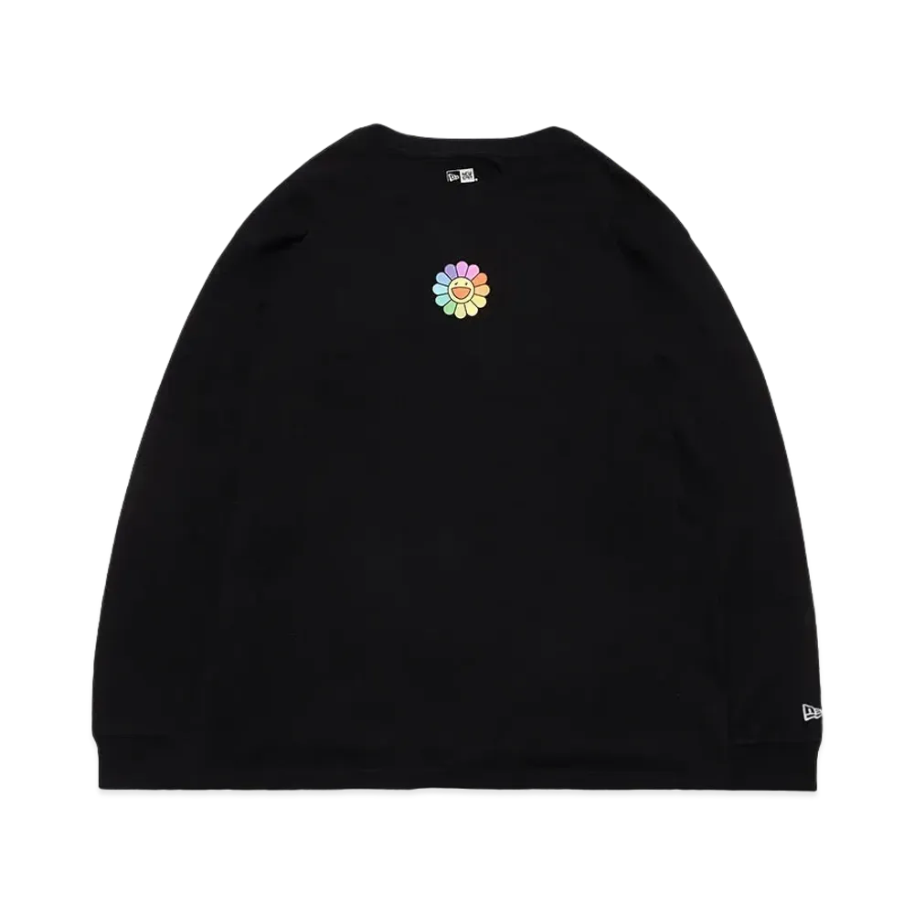 NEW ERA TAKASHI MURAKAMI L/S RELAXED FIT COTTON TEE "Black"