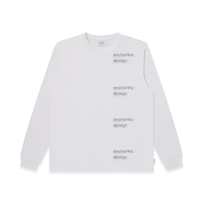 Mercedes Anchor inc. Repeated Fabric Logo L/S Tee "White"