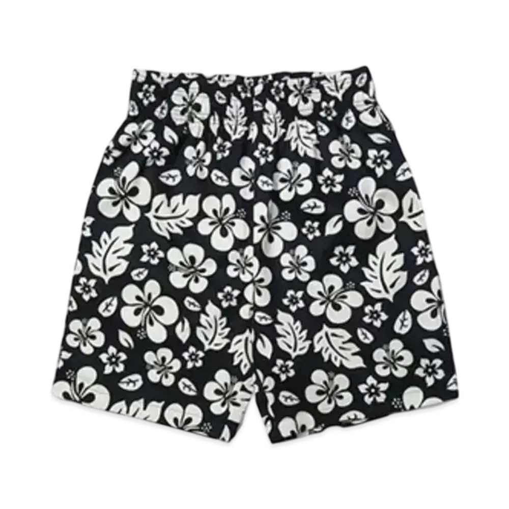 COOKMAN Chef Short Pants Checker "Hibiscus/Black"