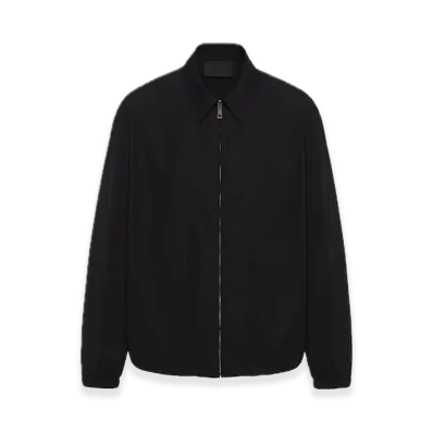 PRADA Cotton Blouson Jacket "Black"