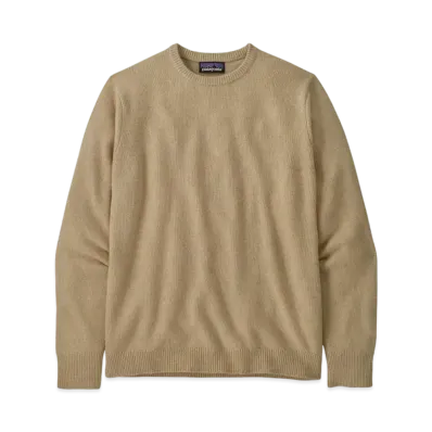 Patagonia Men's Recycled Cashmere Crewneck Sweater "Dark Natural"