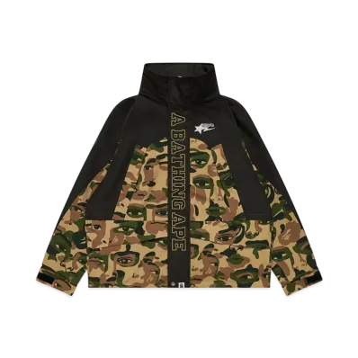 A BATHING APE Bape x Kidsuper Camo Snowboard Jacket "Green"