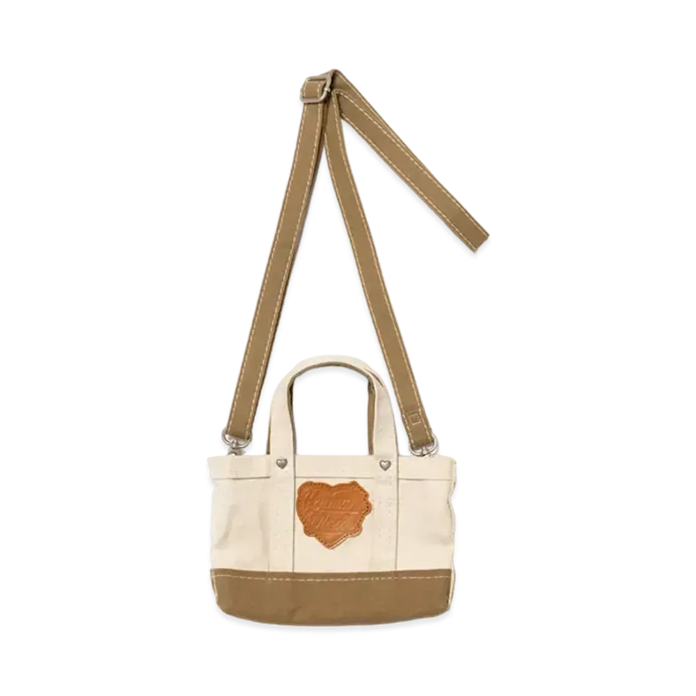 HUMAN MADE Heavy Canvas Mini Shoulder Tote "Beige"