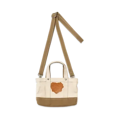 HUMAN MADE Heavy Canvas Mini Shoulder Tote "Beige"