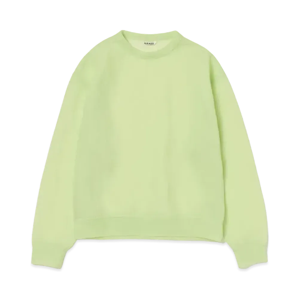 AURALEE Elastic Sheer Nylon P/O "Lime Green"