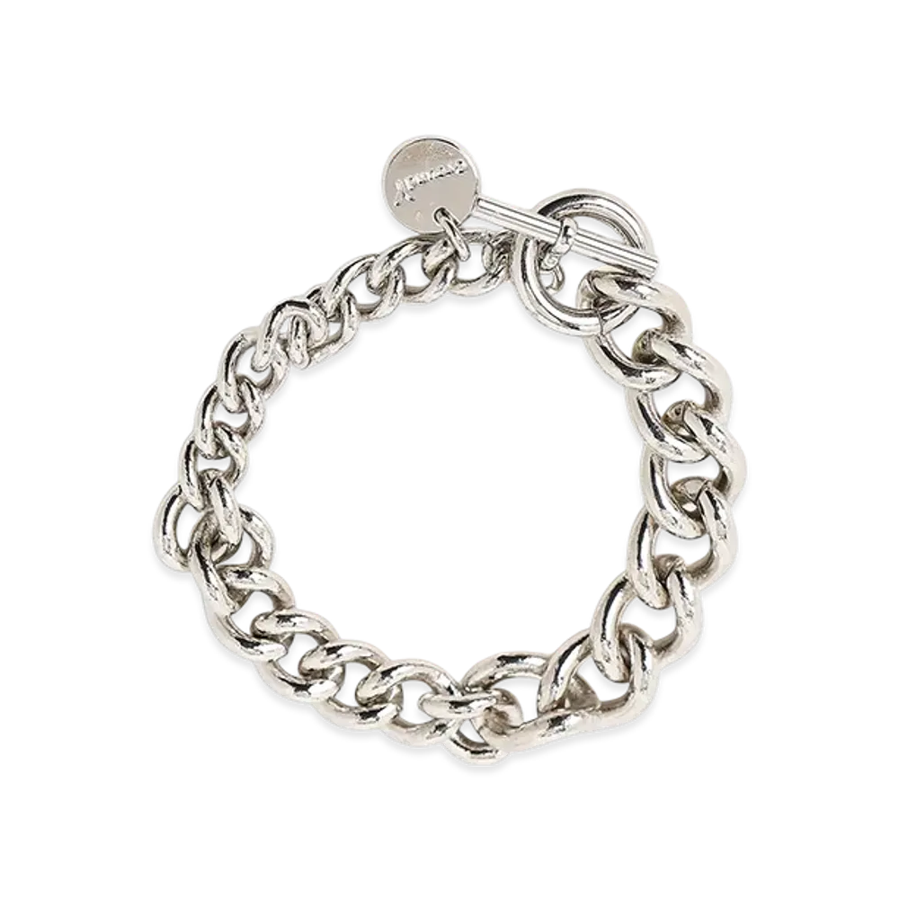 Ground Y Brass Gradation Chain Bracelet "Silver"