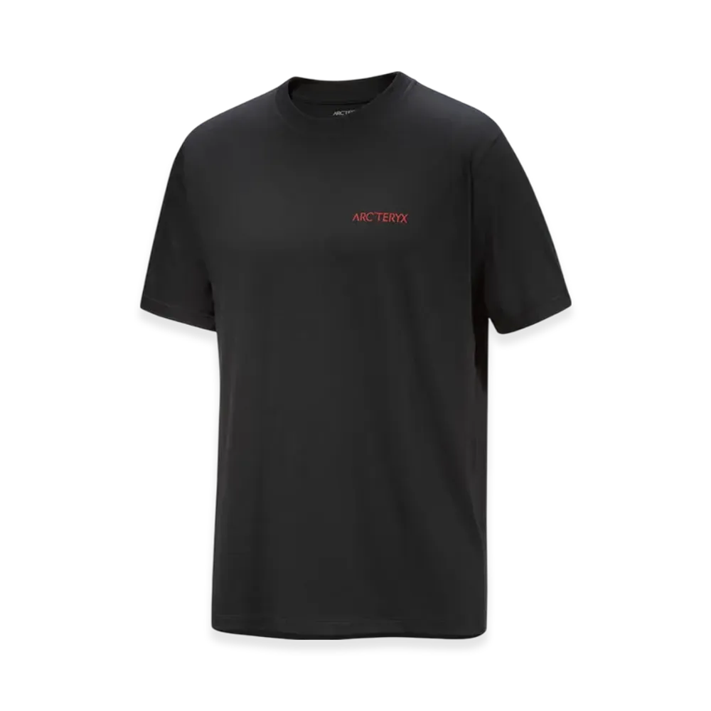 ARC'TERYX Kragg SL Cotton Blurred Bird SS M "Black/Dynasty" X000009538