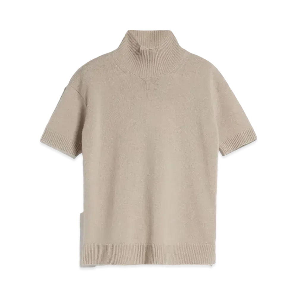 Max Mara Paola Wool And Cashmere High-Neck Sweater "Sand"
