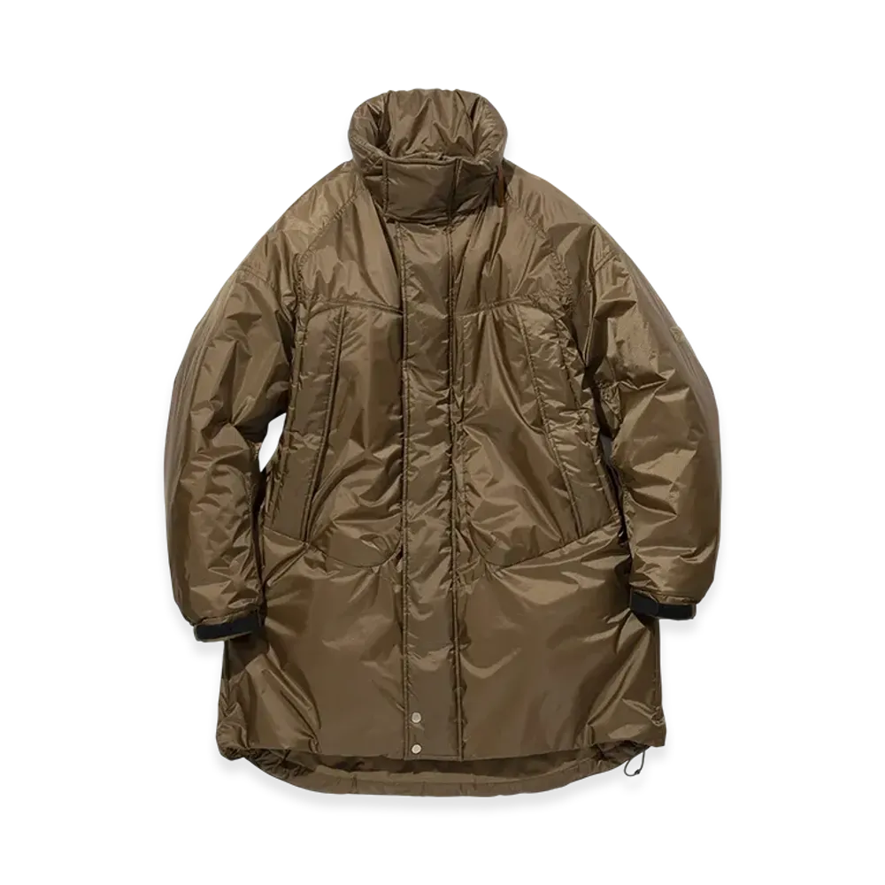 nonnative x WILD THINGS Explorer Puff Coat Monster Parka Nylon Ripstop Windstopper 2L "Coyote"