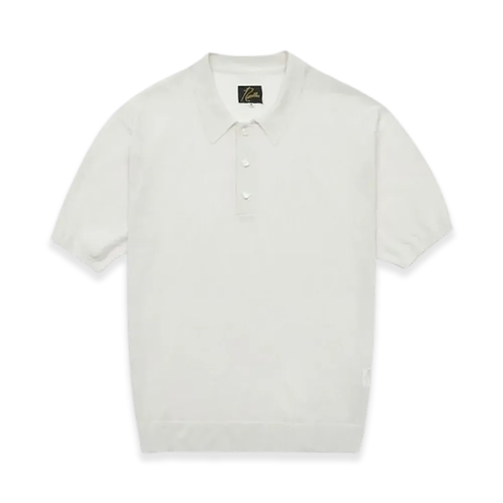 NEEDLES Polo Sweater "Off White"