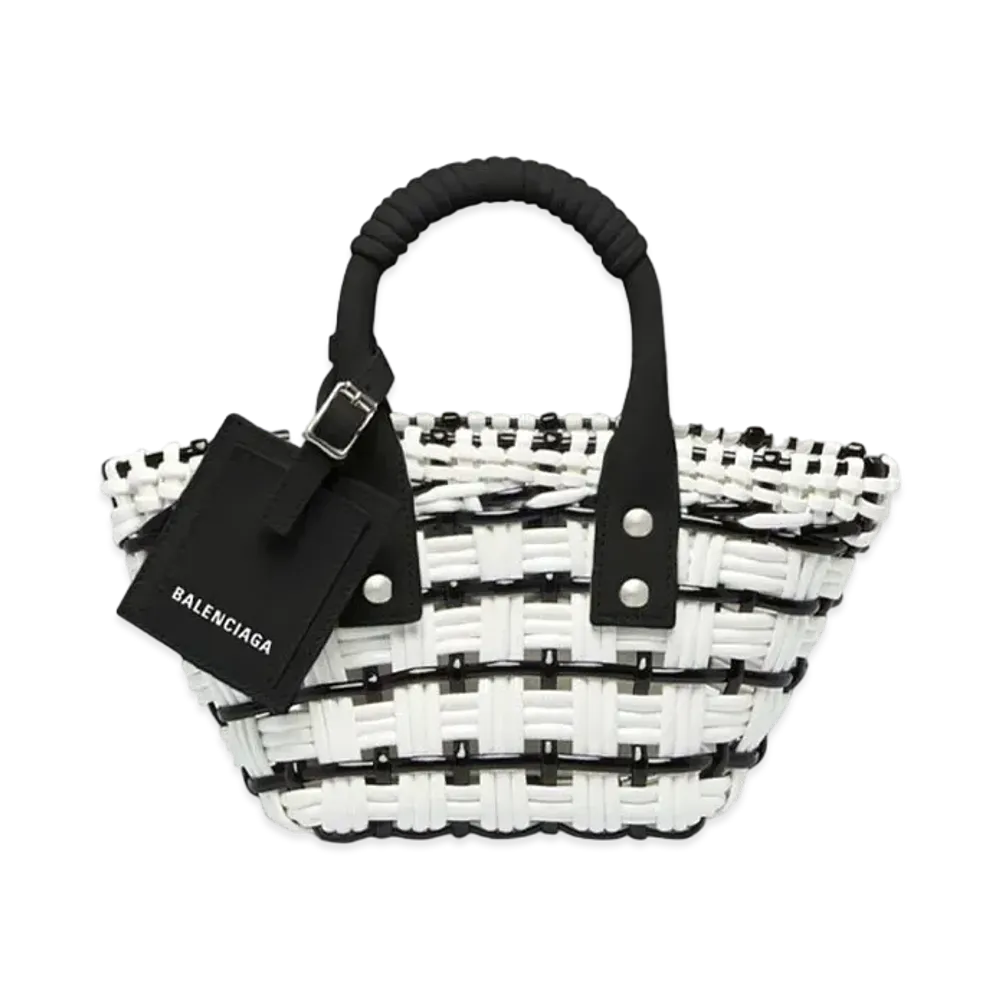 BALENCIAGA Bistro XXS Basket With Strap "White"