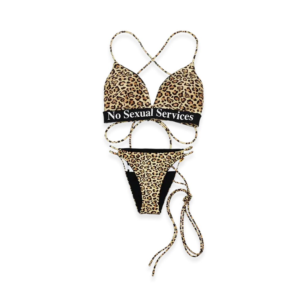 FR2 Reversible Leopard Bikini "Yellow"