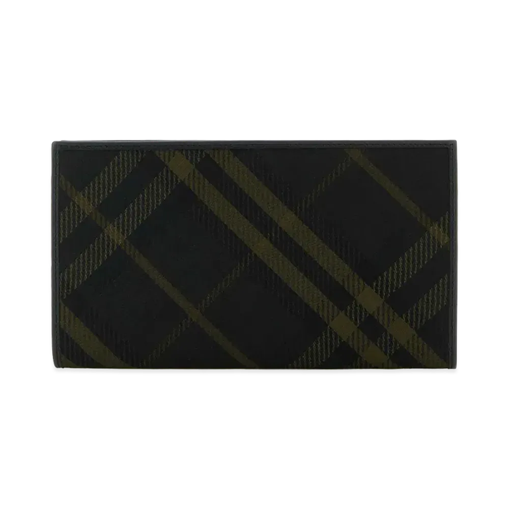 Burberry Printed E-Canvas Wallet "Printed"