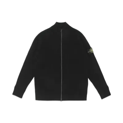 Stone Island Full Rib RWS Wool "Black"