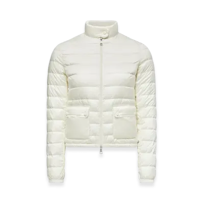MONCLER Lans Packable Short Down Jacket "White"
