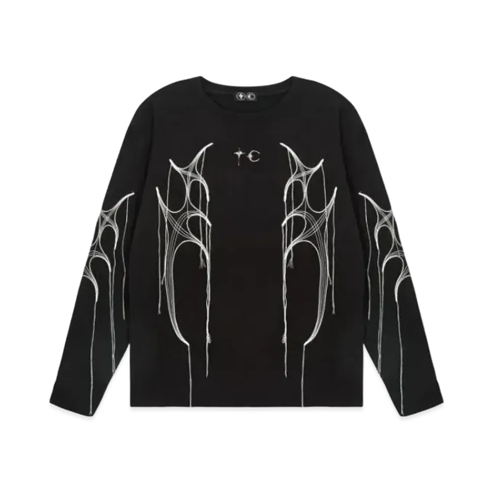 THUG CLUB Tribal Tree Sleeve "Black White"